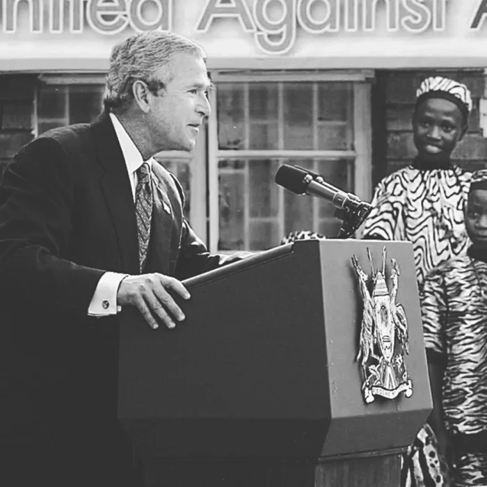 President George W. Bush with Watoto